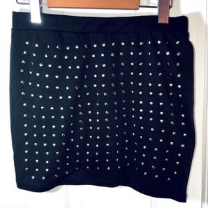 [LIMITE] Studded Mini Skirt